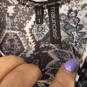 Maurices | Tops | Maurices Sheer Blouse Size X | Poshmark